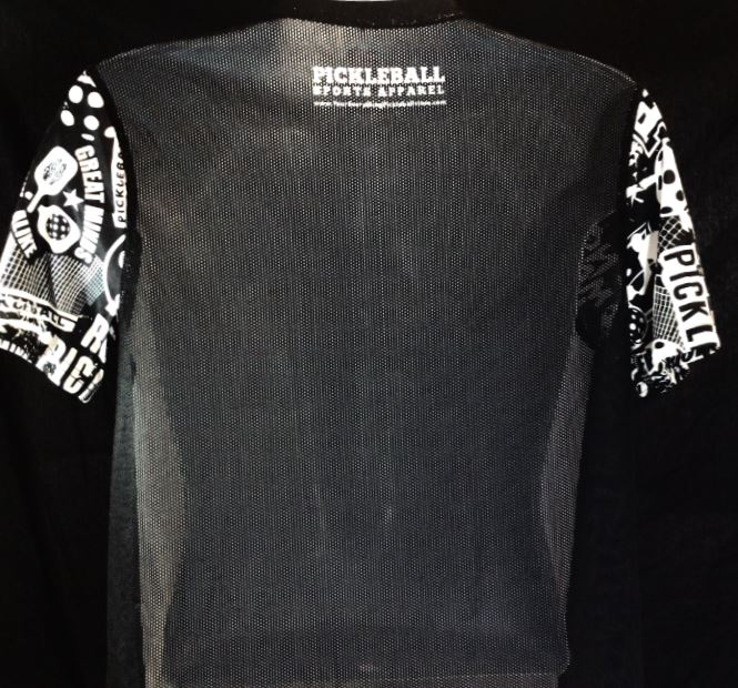 Elite Performance by "Headsweats" Men's "White Front & Black Back with Printed Sleeves " Short Sleeve