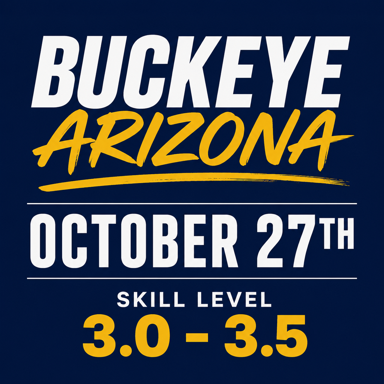 Buckeye October 27th