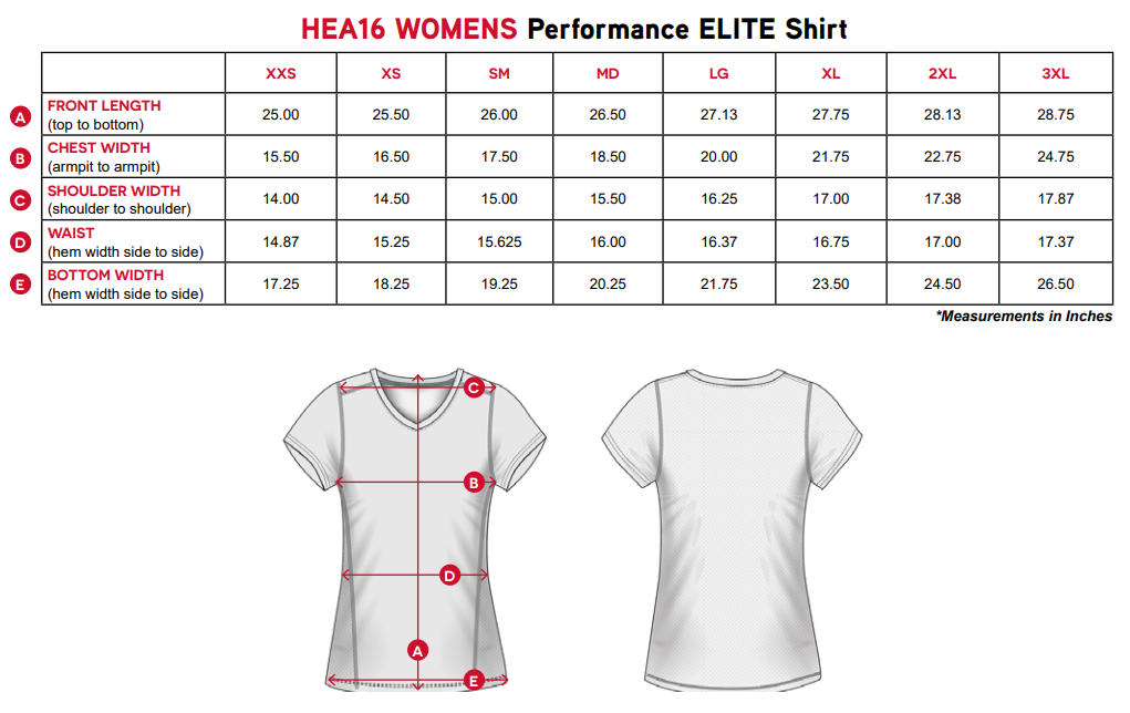 Elite Performance by "Headsweats" Women's "Grey & White with Front and Back Print" Short Sleeve