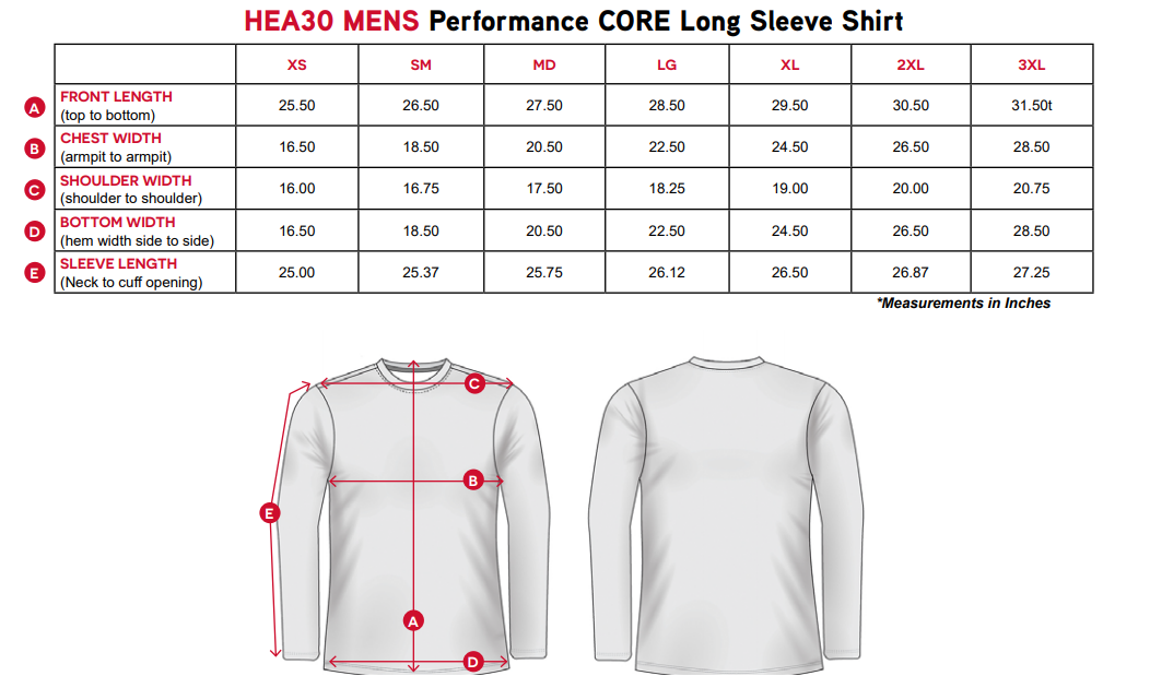 Elite Performance by "Headsweats" Men's " Black & White with Front & Back Print " Long Sleeves