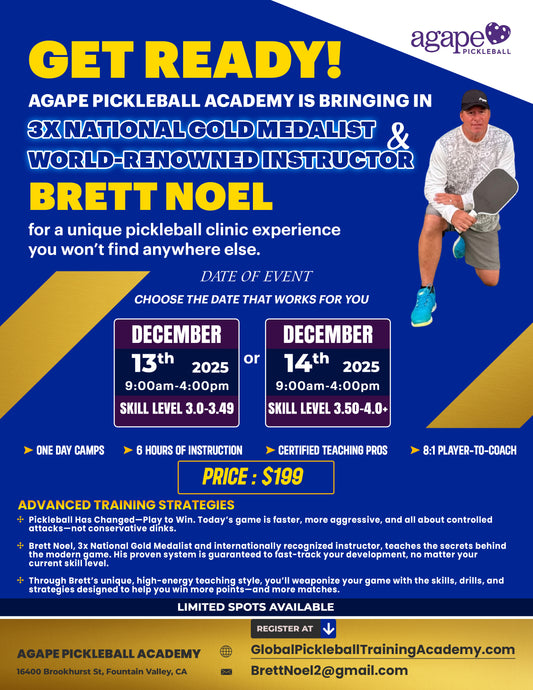 December 13th One Day Pickleball Clinic