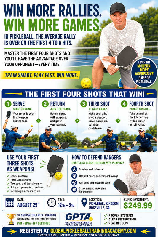 4 Part Pickleball Improvement Series